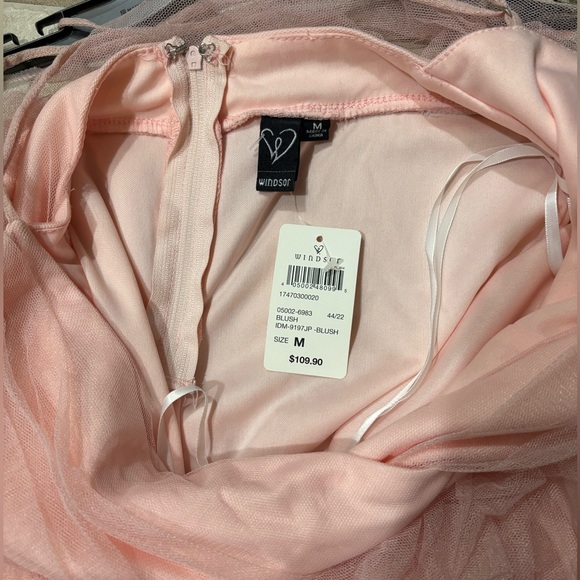 Windsor - Tyra Formal Tulle Tiered A-Line Dress - Picture 4 of 7